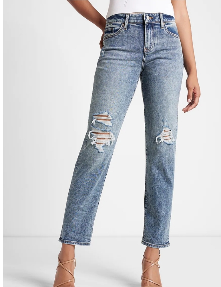 Express original high rise straight/girlfriend jean NWOT